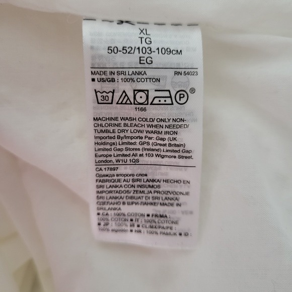 Banana Republic White Eyelet Puff Sleeve Top XL Cottagecore Clean Girl Cotton - Picture 7 of 10